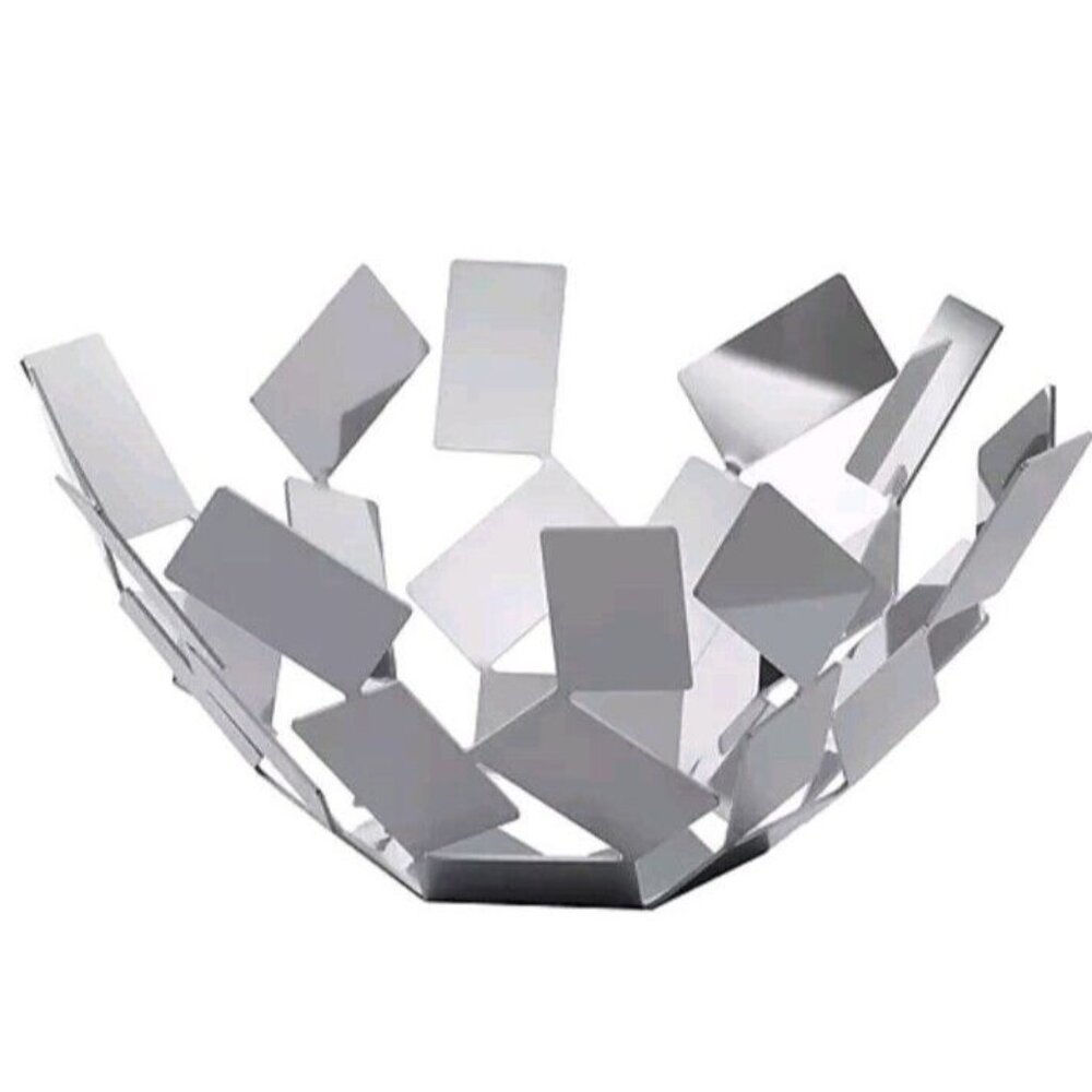 ALESSI La Stanza Dello Scirocco White Fruit Bowl, 10.75 x 10.75 x 5